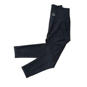 Beyond Yoga Spacedye High Waisted Cropped Capri Leggings Grey Sz S Made In USA